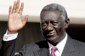 Kufuor Waving