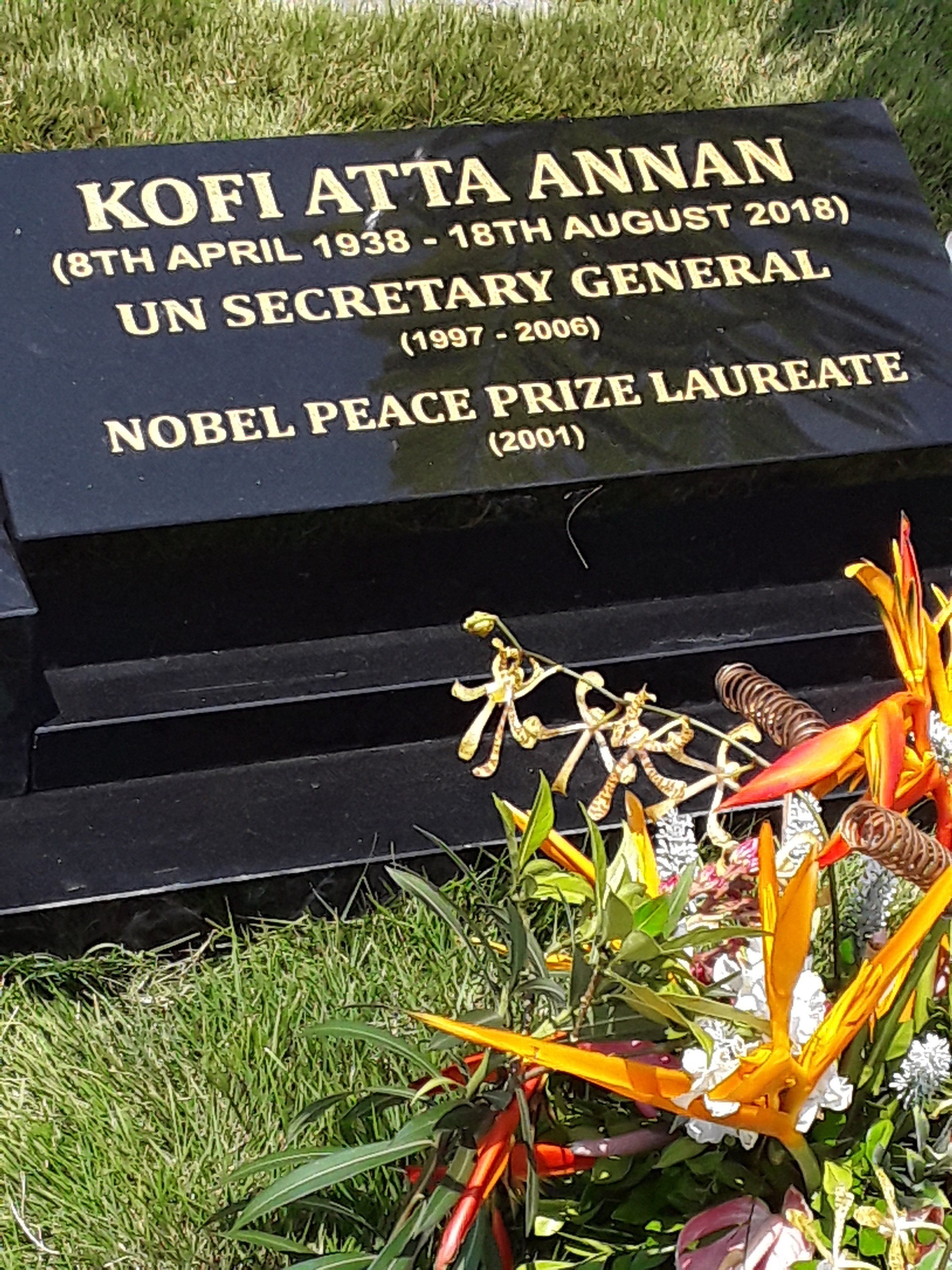 Kofi Annan's grave
